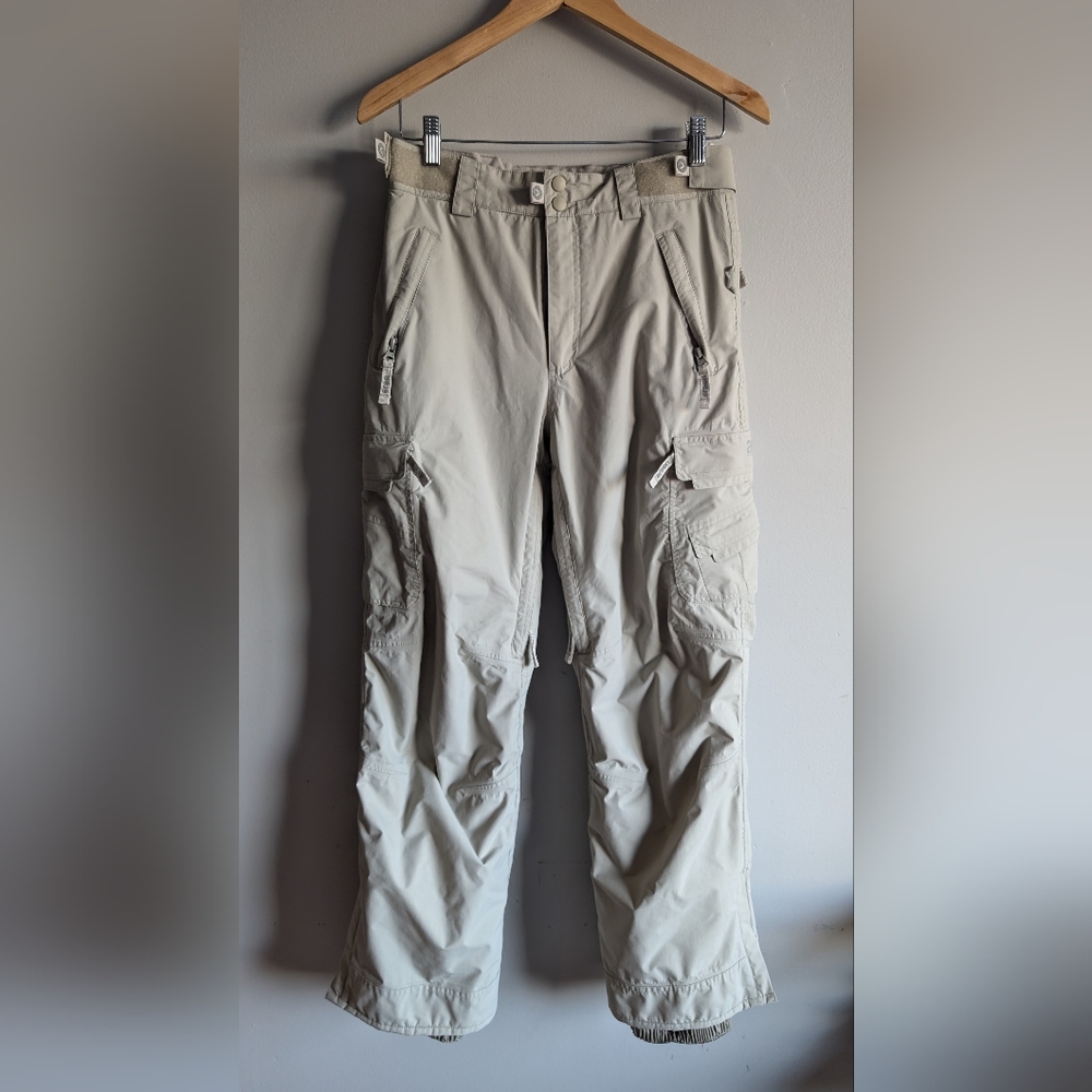 Arson | Women's Snowboard Pants, Beige/Cream, Size Small